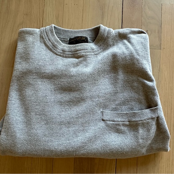 Eddie Bauer Men's Gray Crewneck Sweater - Picture 2 of 9